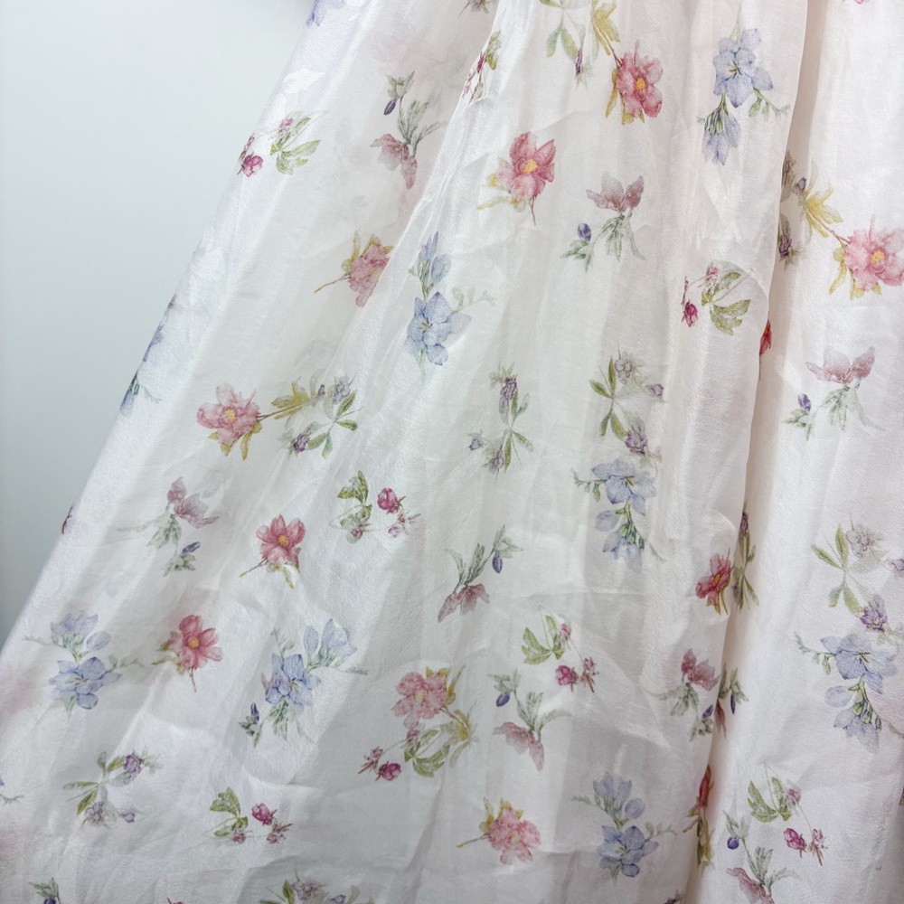 Worth Collective Harlow Maxi Dress Tiny Pink Floral Bump Friendly NEW 1XL - Picture 5 of 9